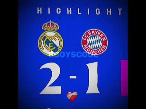 Real Madrid predicted right #football #realmadrid #bayern #edit #fyp #subscribe