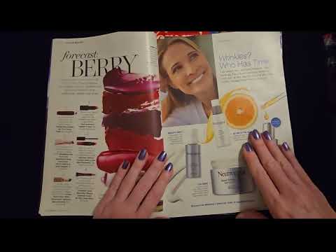 ASMR | Magazine Page Flipping w/Comments | No Talking at End (Soft Spoken)