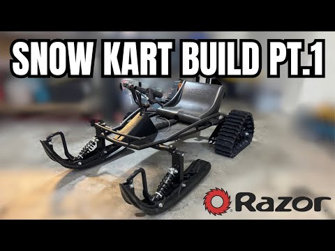 Razor Ground Force Snow Kart Build Part 1