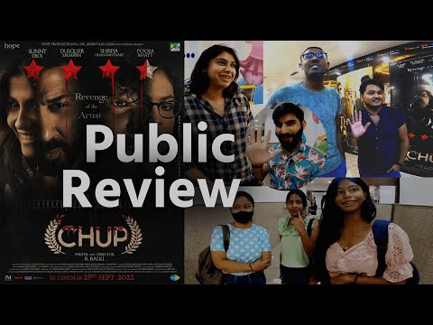 Chup Movie Public Review,Chup Movie Public Reaction,Sunny Deol, Dulquer Salmaan, #chup  #sunnydeol