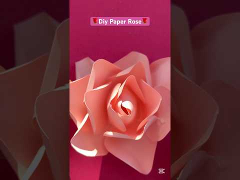 Diy Paper Rose🌹