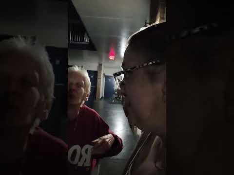 two old ladies drunk in Niagra Falls