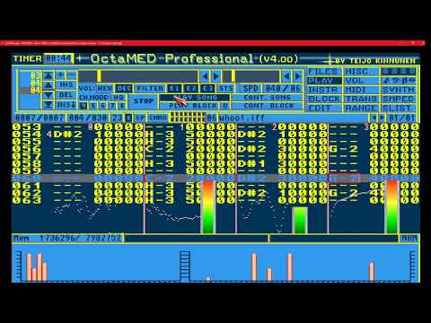 My First Song With The Amiga Sampler