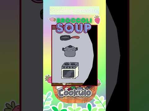 Cream of Broccoli Soup Cookulo: Puzzle Cooking Game Nintendo #cookingcrossing #cookulo #gameplay