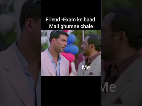 After Examination scene at college #exammeme #collegelifememes #examjokes