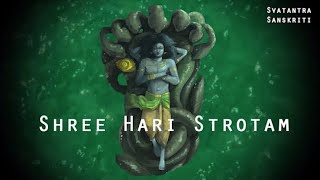 Shri Hari Stotram|| Lyrics || Hindi Meaning Of Sanskrit Shlok