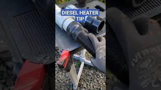 DIESEL HEATER TIP - Use standard 3" ducting #vanlife #rvtips #rvwithtito