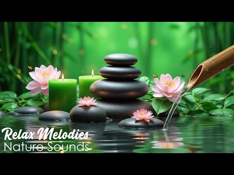 Beautiful Relaxation Music 🌿 Spa Piano & Water Sounds for Stress Relief & Peaceful Meditation