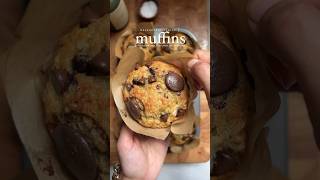 Banana chocolate chip muffins ( detailed recipe in description )