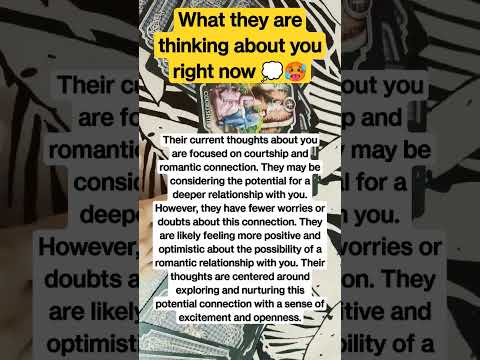 What they are thinking about you right now 💭#shortsviral #theircurrentfeelings #tarot #love #crush