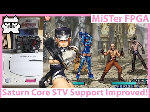 MiSTer FPGA Saturn Core Fixed for STV Arcade! Dozens More Games