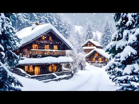 Heavy Snowfall In Grindelwald Village Switzerland🇨🇭 Winter Wonderland❄️4K