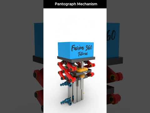 Pantograph Mechanism . #mechanism #mechanic #mechanical #pantograph  #engineering #3dcad