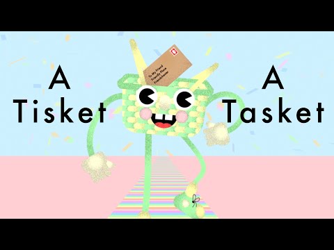 A Tisket A Tasket A Green and Yellow Basket Song Lyrics | Sing Along for Kids