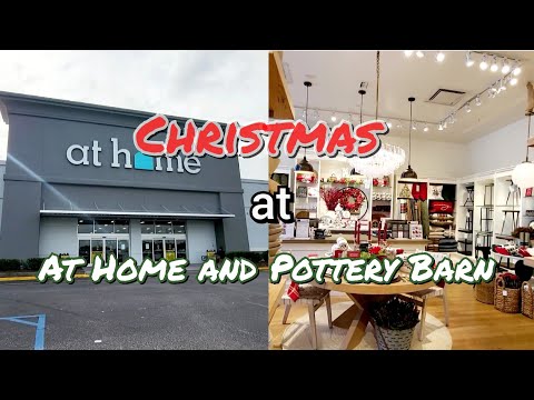 WHAT'S  AT at HOME and POTTERY BARN | Christmas Decor 2024 | Browse with me #athome #pottery barn