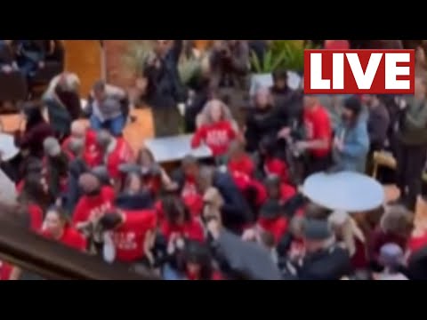 WATCH LIVE BREAKING: Protestors storm Trump Tower in NYC; dozens arrested