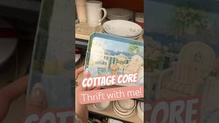 Thrift with me - cottage core #thriftwithme #cottagecore #thriftstorehaul #thrifting #thrift