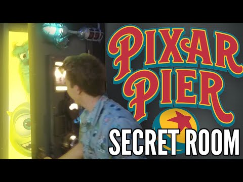 Inside Pixar Pier’s SECRET ROOM | Disney California Adventure