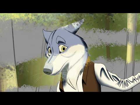 Is that a Wolf? - Big Bad Wolf Illustration - Timelapse