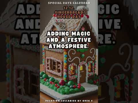 12.12. GINGERBREAD HOUSE DAY - (Special Days Calendar)