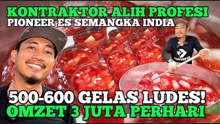 IDE USAHA KREATIF!! OMZET 3 JUTA PERHARI!! 600 GELAS LUDES!! 100 KG SEMANGKA TOTAL ADA 13 CABANG!!