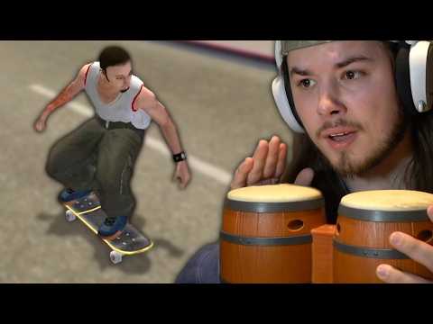 Can I Beat Tony Hawk's Pro Skater 4 With DK Bongos?