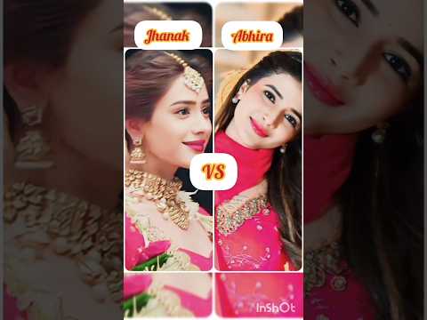 #HibaNawab (Jhanak) #SamridhiShukla (Abhira) new status 🥰🥰 #Jhanak 🆚 #YRKKH #ytshorts #Shorts