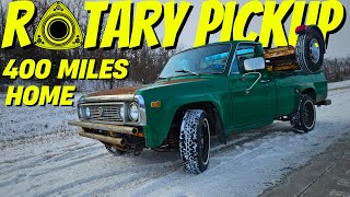 Will this ABANDONED Rotary Pickup Drive 400 MILES HOME in FREEZING COLD Weather?