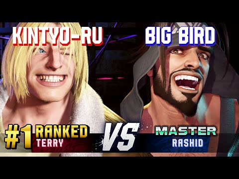 SF6 ▰ KINTYO-RU (#1 Ranked Terry) vs BIG BIRD (Rashid) ▰ High Level Gameplay