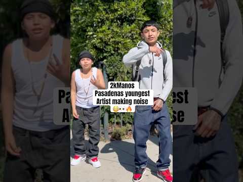 2kManos MAKING NOISE😳 Pasadena’s Youngest Artist behind scenes #trending #shorts #bts #fyp #vlog