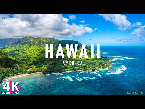 Hawaii 4K • Scenic Relaxation Film with Peaceful Music • Video Ultra HD