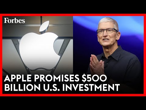 Apple Announces $500 Billion U.S. Investment And 20,000 Jobs In AI