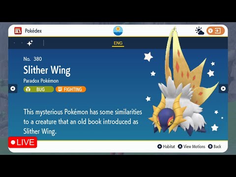 SHINY HUNTING All Pokémon in Scarlet & Violet (Slither Wing & Great Tusk)