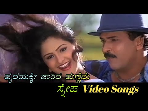 Hrudayake Jaarida Hunnime - Sneha - ಸ್ನೇಹ - Kannada Video Songs