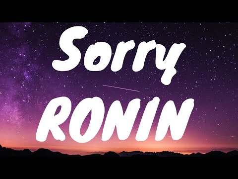 RONIN. - SORRY | i feel sorry for skepta