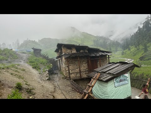 Best Life in The Nepali Mountain Village During The Rainy Season ।Best Compilation Video in Rain