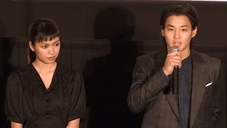 野村周平、二階堂ふみらキャストが登場！映画「日々ロック」公開記念舞台あいさつ1