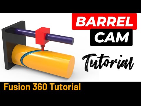 Autodesk Fusion Tutorial - Barrel Cam Mechanism