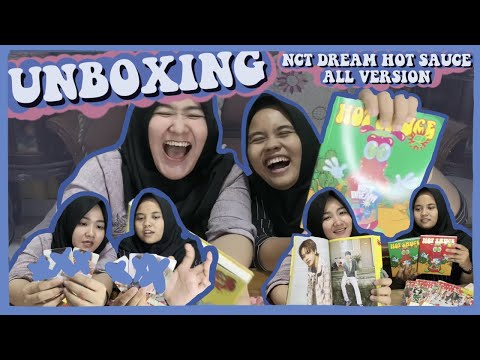 UNBOXING ALBUM NCT DREAM HOT SAUCE (Semua versi) | INDONESIA