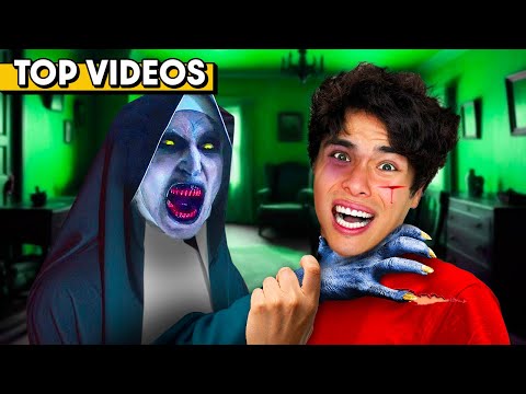 Surviving 200 Scary Pranks in 50 Hours! | Stokes Twins