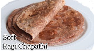 How to make Soft Ragi Chapati | Ragi Roti |Easy Ragi Roti Recipe| Ragi Roti Recipe |#millets