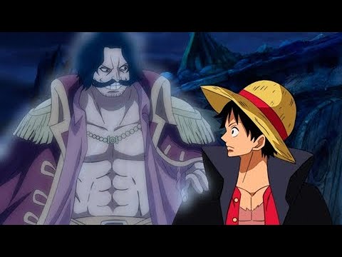 Luffy meets Gol D. Roger at the end of One Piece