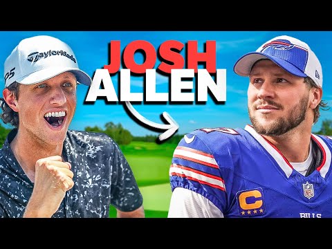 Josh Allen Challenged Me to a Golf Match!