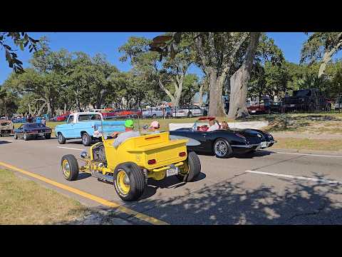 2024 Cruisin the Coast {America's huge classic car show party} day 1 10,000 plus classic cars arrive