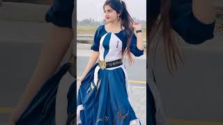 Elegant girl in blue dress dancing gracefully#dancevideo #beautifulelegant #gracefulmoves