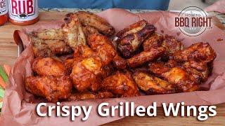 Crispy Grilled Wings on Weber | HowToBBQRight