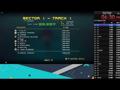 RTA F-6000 Any% 12:08.11【XenoRunners】