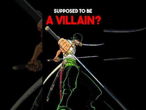 Why Zoro was supposed to be a Villain #onepiece #anime #zoro #buggy