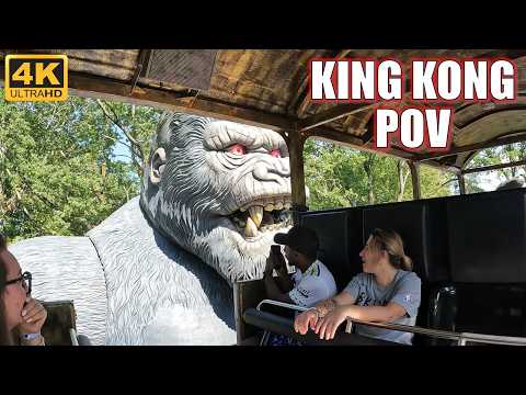 King Kong POV (4K 60FPS), Le Pal Themed Flat Ride | Non-Copyright