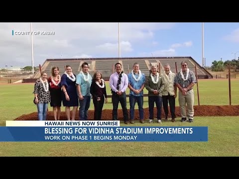 Crews break ground on Kauai’s Vidinha Stadium transformation project